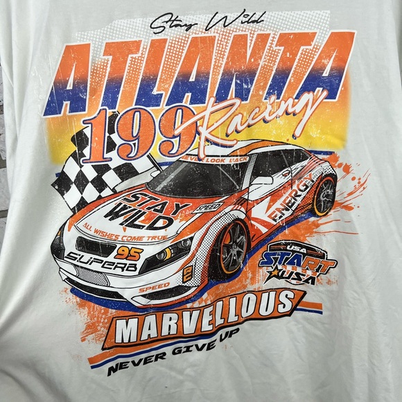 SHEIN | Oversized Racing Tee - Picture 3 of 6